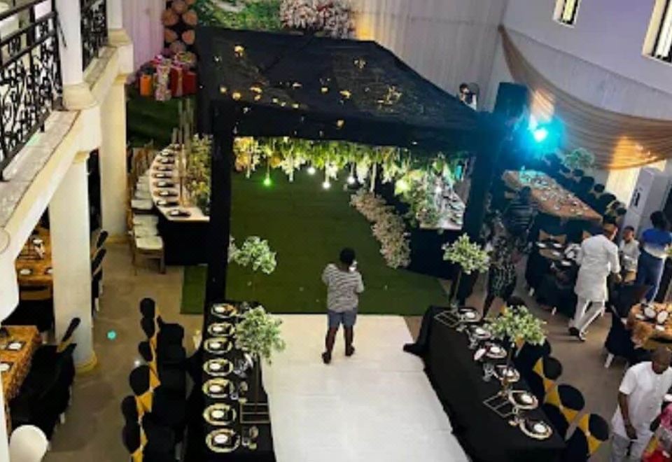 The Event Centre laid out for a reception